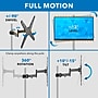 Mount-It! Full Motion TV Pole Mount for 32" to 55" TVs, Holds up to 55 lbs. Max., Black (MI-391XL)~#|#~9DBB4656-ACC6-4E5C-8112D0EF3C9BBF4C_sc7