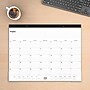 2026-2027 Staples 21.75" x 17" Academic Monthly Desk Pad Calendar, Black (ST12952-27)~#|#~9DBB4D45-CE12-49C7-9072674D5800B66D_sc7