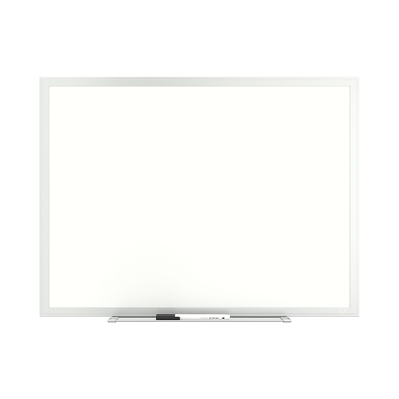 TRU RED™ Melamine Dry Erase Board, Gray Frame, 2' x 1.5' (TR59356) image 1