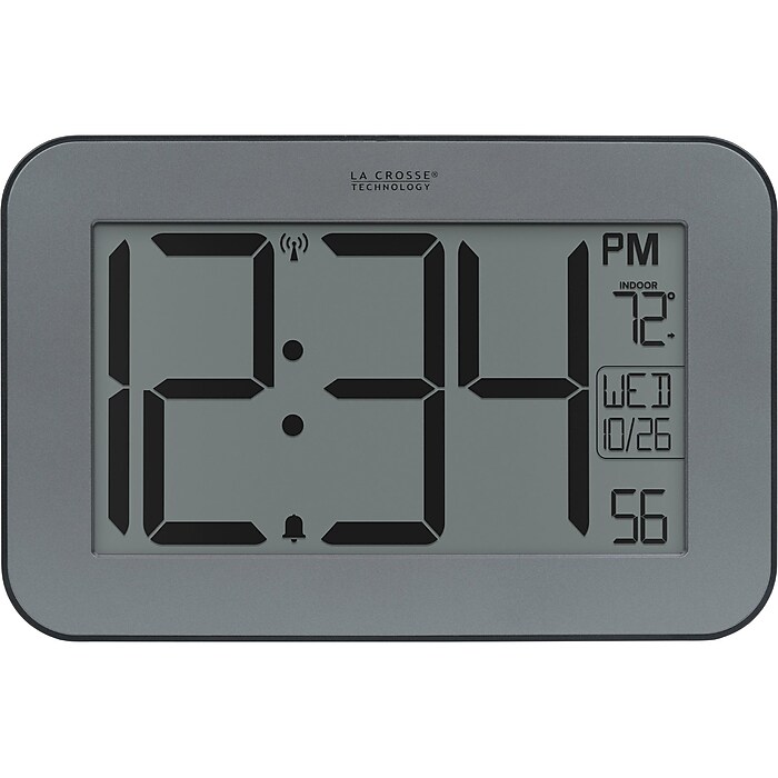 La Crosse Technology Atomic Digital Wall/Table Clock, 10
