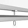 Luxor Double Sided Magnetic Porcelain Mobile Dry-Erase Whiteboard Easel, Aluminum Frame, 30"W x 40"H (DEMW001)~#|#~9DC0429B-D129-4EE6-8727530461E5C62C_sc7