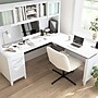 Bush Home Somerset 72W L-Shaped Sit to Stand Desk with Hutch, White (SET015WH)~#|#~9DC141A3-08F1-4272-998A21AE58C6DBFC_sc7