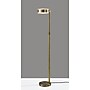 Adesso Linis 66" Antique Brass Floor Lamp with White Glass Shade (AD9105-21)~#|#~9DC1A272-249D-492A-878EDDF4BD11272F_sc7