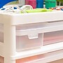 Iris 5-Drawer Storage Cart, White (587684)~#|#~9DC380CA-454A-4ACA-A631EAEBF2A88424_sc7