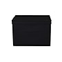 Household Essentials Large Stackable Folding Fabric Wide KD Storage Box, 12" x 18.5"x 15", 57.7 Qt., Black, 2/Pack (7619-1)~#|#~9DC45433-FC8D-4BB8-B97F2312F0149CD6_sc7