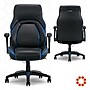 Dormeo Ergonomic Faux Leather Swivel Manager's Chair, Blue (60030-BLU)~#|#~9DCA1CA4-BE36-4ABD-BC62636582673EB1_sc7