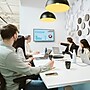 Bush Business Furniture 72W x 36D Boat Shaped Conference Table with Wood Base, White (99TB7236WH)~#|#~9DD17580-1FA9-413B-AA76C1655C51F9C0_sc7