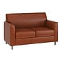 Flash Furniture Hercules Diplomat LeatherSoft Loveseat, Cognac/Chrome Legs (BT8272CGCHR)~#|#~9DD19A61-DE9B-4C9E-8DC6B6D9CA797886_sc7