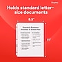 Staples Standard Weight Sheet Protector, 8.5" x 11", Clear, 200/Box (10525)~#|#~9DD5FB12-4AD9-49BF-AF755E21D41F52D4_sc7
