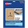 Avery Integrated Cards, 6" x 9", Matte Kraft Brown, 10/Pack (95355)~#|#~9DD7B6AD-7CED-4245-9C1167BA2EC8A168_sc7
