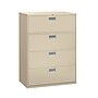 HON Brigade 600 Series 4-Drawer Lateral File Cabinet, Locking, Letter/Legal, Putty/Beige, 42"W (HON694LL)~#|#~9DD9F4C6-5206-4480-BAABEE7F90E2EE6A_sc7