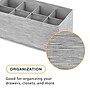 Whitmor 8-Compartment Drawer Organizer, Gray (5455-10947)~#|#~9DDC0C09-5469-400A-A2AF35B50F3608FD_sc7