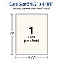 Avery Integrated Cards, 5.5" x 8.5", Matte Ivory, 10/Pack (95352)~#|#~9DDE10E6-C8AF-4E04-AF559C35338886D5_sc7
