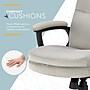 Click365 Ergonomic Velvet Swivel Executive Chair, Gray (CCHR10024C)~#|#~9DDEA6BC-D871-4F64-972B4F9303ABF6F9_sc7