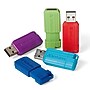 Verbatim PinStripe 8GB USB 2.0 Type A Flash Drive, Assorted Colors, 5/Pack (99149)~#|#~9DDF2A8F-4FF2-47DE-832814F681FE3343_sc7