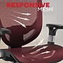 Staples Hyken Ergonomic Mesh Swivel Task Chair, Maroon (ST63138)~#|#~9DE38B48-6A01-4E67-9815450CF396EBEA_sc7