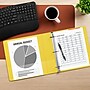 Staples 1 1/2" 3-Ring View Binders, D-Ring, Yellow (58685)~#|#~9DE50C6A-4903-4F7F-8C4B286252A8AC60_sc7