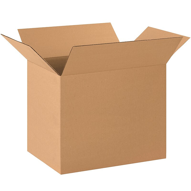 20" x 14" x 16" Shipping Boxes, 32 ECT, Brown, 20/Bundle (201416) image 1