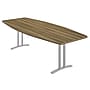 Correll Curvature Collection 96"W x 42"D Boat Shaped Conference Table, Colonial Hickory (CC4296B-53-14-53)~#|#~9DE9DEC5-10A7-4112-B3DE33F3FC9FD223_sc7
