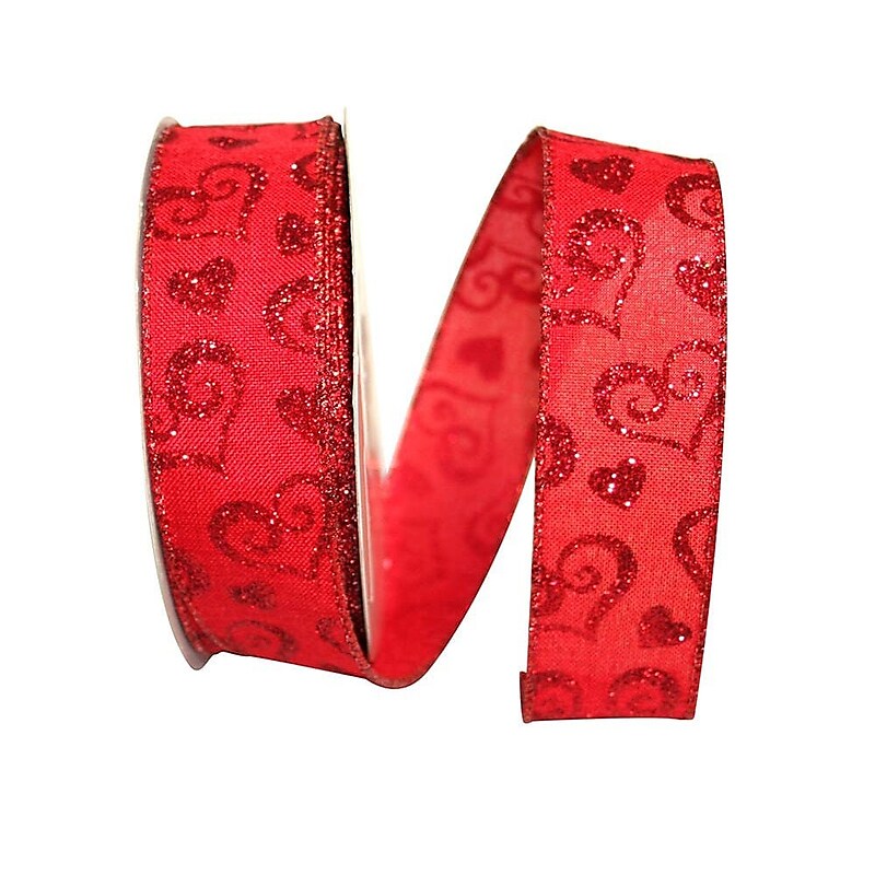 JAM Paper Valentine's Day Ribbon, Red (52640340654) image 1
