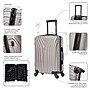 InUSA Vasty 22.44" Hardside Suitcase, 4-Wheeled Spinner, TSA Checkpoint Friendly, Grey (IUVAS00S-GRE)~#|#~9DED6BBA-624E-432B-A56B2BCD9AAAA1C4_sc7