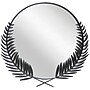 Infinity Instruments Empress Metal Wall Mirror, 22" (20006BK)~#|#~9DF1296A-428D-4E15-82ED7491178F31C1_sc7