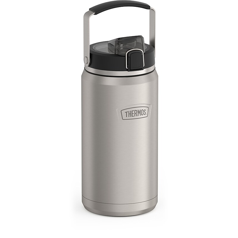 Thermos Icon Stainless Steel Vacuum Insulated Water Bottle, 64 oz., Matte Stainless (EAIS2402MS4) image 1