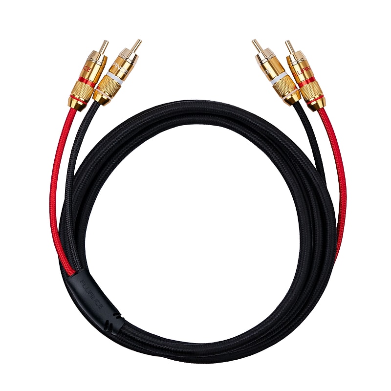 Fluance RCA 6 ft. RCA Cable, Male to Male, with Gold-Plated Plugs image 1