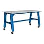 Learniture Ideate Series Rectangular Activity Table, 72" x 36", Laminate, North Sea/Brilliant Blue (LNT-NOR3005-BB-PK-SO)~#|#~9E06C79C-5931-4481-9386495417A360A8_sc7