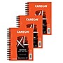 Canson XL Series 5.5" x 8.5" Wire Bound Sketch Pad, 100 Sheets/Pad, 3/Bundle (MCXC40007738106-3)~#|#~9E0B8681-21FA-487D-B6F03AE0A2D5BAAE_sc7
