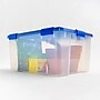 Iris 62.8 Quart Element Resistant Ultimate Clear Plastic Latching Storage Bin, Clear, 3/Pack (500141)~#|#~9E0DA719-2626-4E98-9C9A1261440ADCF7_sc7