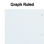 Staples Premium 1-Subject Notebook, 8.5" x 11", Graph Ruled, 100 Sheets, Black (TR58322)~#|#~9E0DB447-5467-46BB-B0CEB995F6380291_sc7