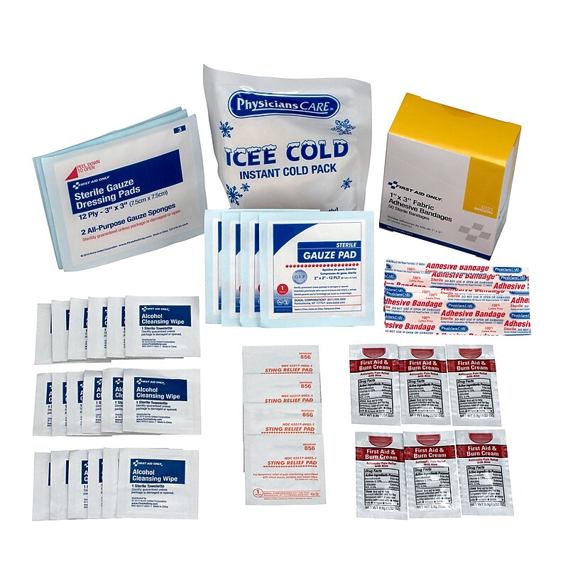 PhysiciansCare First Aid Kit Refill, 25 People, 95 Pieces (40001) image 1