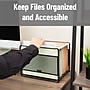 Mind Reader Metal File Organizer, Black (BOXFILE-BLK)~#|#~9E0F89C4-3270-4407-BA6897FB53E505B3_sc7