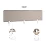 Bush Business Furniture Fabric Privacy Panel, 18"H x 70"W, Warm Beige (PSP170WB-03)~#|#~9E26E6C6-F775-4964-BBAAD7DB48D35904_sc7
