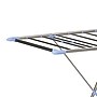 Household Essentials Gullwing Folding Clothes Drying Rack with Stainless Steel Frame, Silver/Blue (HH5022)~#|#~9E289596-A0F7-48AF-8656FC97C265F92A_sc7