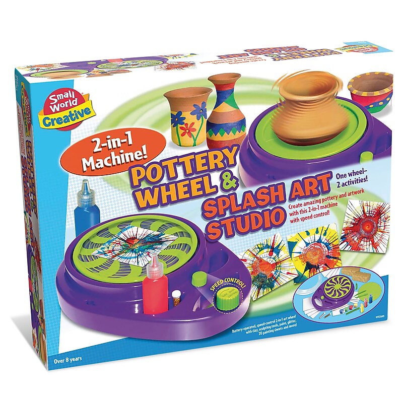 Small World Toys Pottery Wheel & Splash Art Studio (SWT9725693) image 1