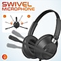 Delton 42Y Noise-Canceling Stereo Over-the-Ear Headset, USB-C/A, Black (DWH42YAC)~#|#~9E2B382C-F585-49E1-A8AA676B5F864967_sc7