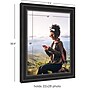 Amanti Art Ridge 22" x 28" Polystyrene Picture Frame, Black Satin (A42677345726)~#|#~9E2F22BE-D314-44FC-A97E7B6A3A08FCE3_sc7