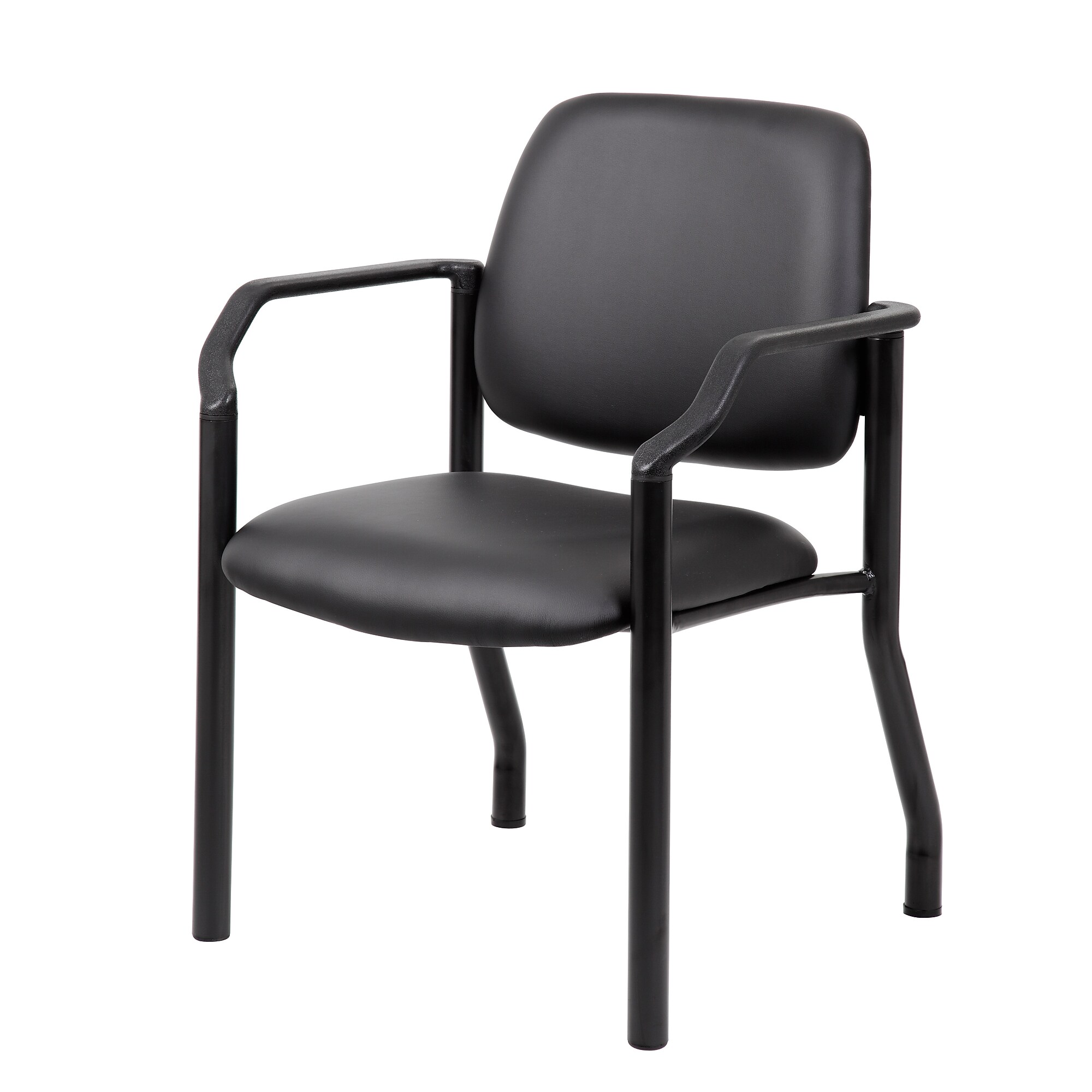 Boss Guest and Reception Area Chair, Black (B9591AM-BK) Sansujyuku sansujyuku.com
