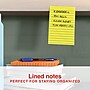 Staples Ultra Sticky Notes, 4" x 6", Summer Breeze Collection, Lined, 45 Sheets/Pad, 24 Pads/Pack (ST62892)~#|#~9E349D2A-F013-4C9C-BA5AF42AF2CC91B7_sc7