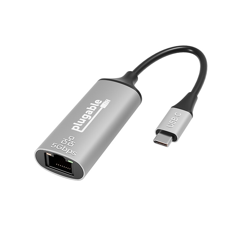 Plugable E5000 5Gbps USB-C Gigabit Ethernet Adapter (USBC-E5000) image 1