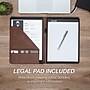 Samsill Faux Leather Padfolio, Tan/Brown (SAM71656)~#|#~9E3C03DF-001F-4BE0-AE327D1E1310B3D5_sc7