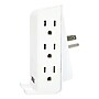 RAYOVAC 6-Outlet Surge Protector Wall Tap with Wireless Charging Phone Holder, 540 Joules, White (SS-Q615)~#|#~9E48E1C3-E62F-449A-914BA9BB30885173_sc7