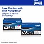 Brother TN635XL Black High Yield Toner Cartridges, 2/Pack (TN635XL2PK)~#|#~9E496F63-CDE7-420B-8A772D8500F36333_sc7