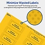 Avery Rectangle Laser/Inkjet Multipurpose Labels, 1" x 2-5/8", Bright Yellow (320/Pack)~#|#~9E4B733D-25A5-4231-803505A1195CF33B_sc7
