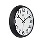 Infinity Instruments Wall Clock, 10.75"Dia. (20296BK-WH)~#|#~9E4D74C7-2E48-46E1-87E0ADAB688B5646_sc7