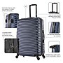 DUKAP Adly 3-Piece Hardside Spinner Luggage Set, TSA Checkpoint Friendly, Navy Blue (DKADLSML-BLU)~#|#~9E4F062F-6780-4D4C-AFC6FDD2FD5B56FB_sc7