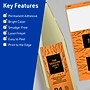 Avery Laser/Inkjet Multipurpose Rectangle Labels, 3-1/4" x 8-3/8", Bright Orange, 60/Pack (94251)~#|#~9E54D413-49FC-4C00-8A2C40DB3D83879A_sc7