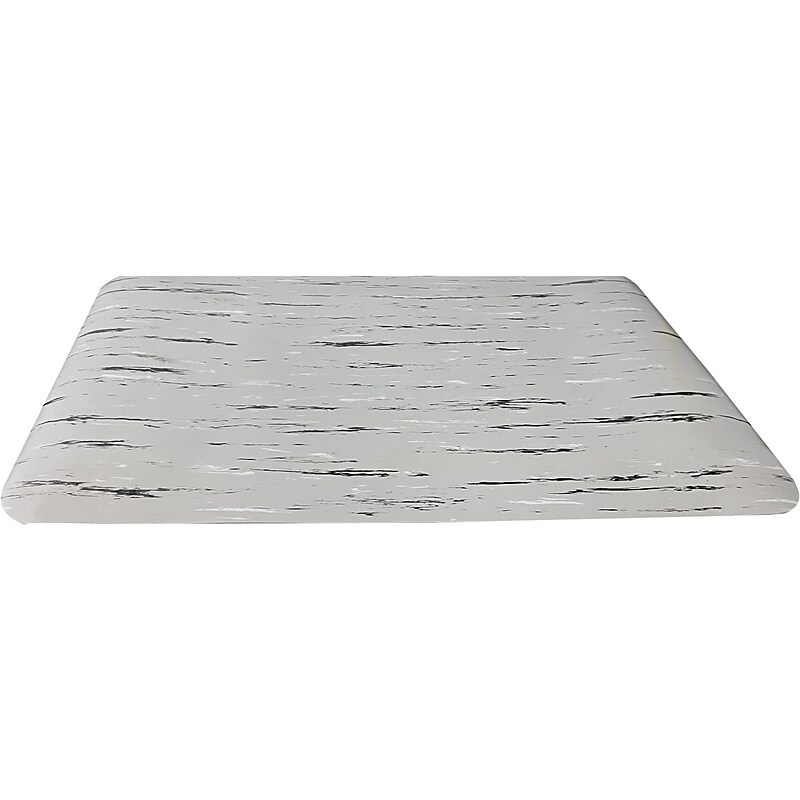 Crown Mats Workers-Delight Spiffy Vinyl Supreme Anti-Fatigue Mat, 36" x 60", French Gray (WV 1235FY) image 1